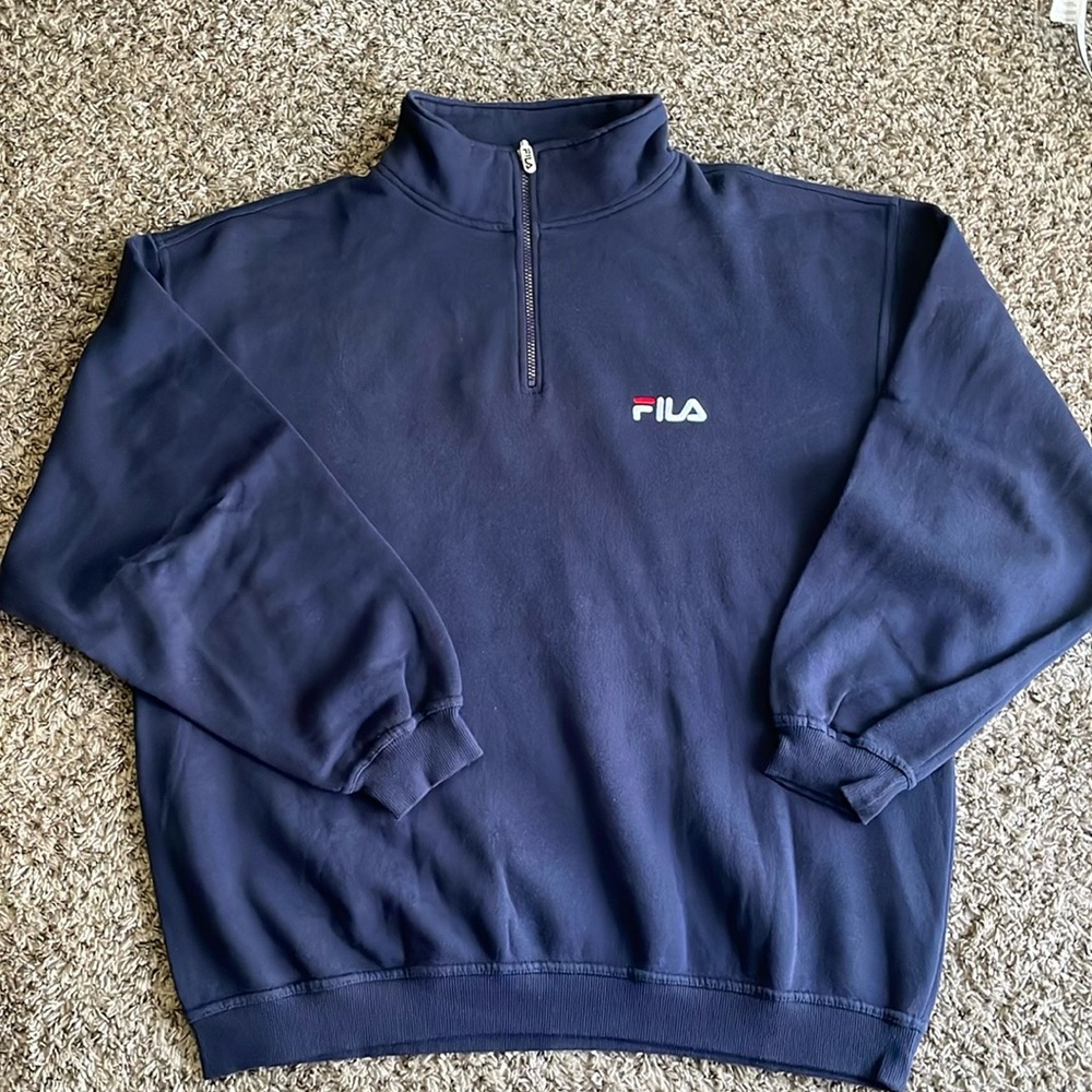 FILA half zip sweater